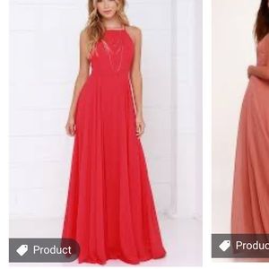 Bright red lulu’s “mythical kind of love” dress